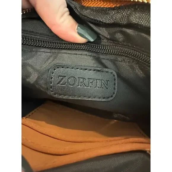 LOFEN Tan Gold Belt Bag • Adjustable Strap • Everyday Crossbody Fanny Pack - Picture 8 of 9